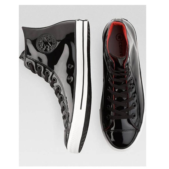 Converse Other - SOlD!! new Converse Patent Leather High Top Shoes